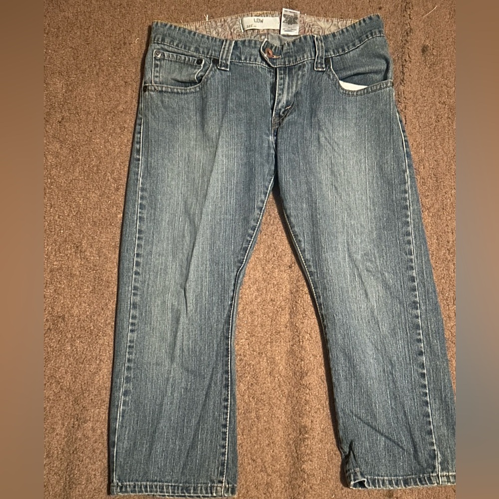 Low rise Levi Jeans capris